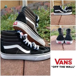 Classic Black Vans Hightops Used Affordable Clean